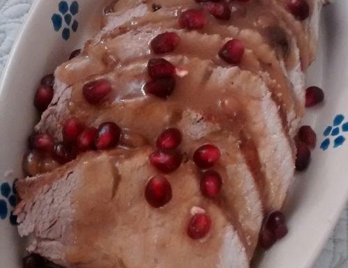 Jewelled Pomegranate Pork Tenderloin