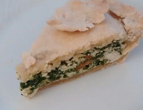 Goat Cheese and Beet Green Pie