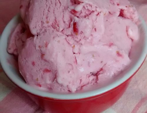 Strawberry Ice Cream  (without machine)