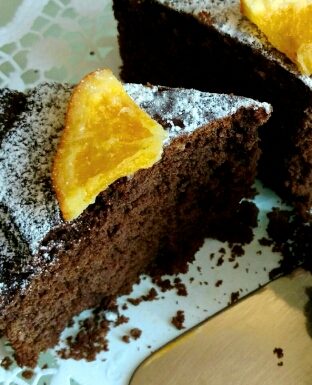 One Bowl Vegan Orange Chocolate Cake