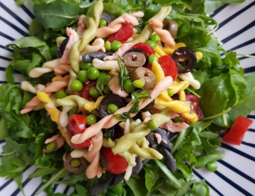 Salmon Trout Summer Pasta Salad