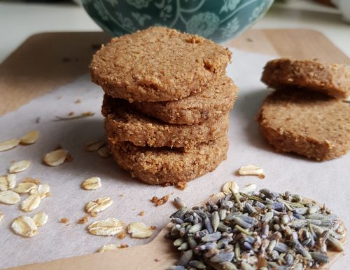 Slice-and-Bake Lavender Oatmeal Breakfast Cookies