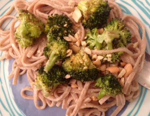 Nutty Broccoli Noodles