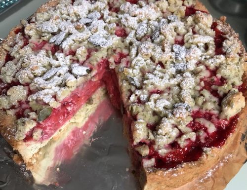 Strawberry Crumble Pie with Pepitas