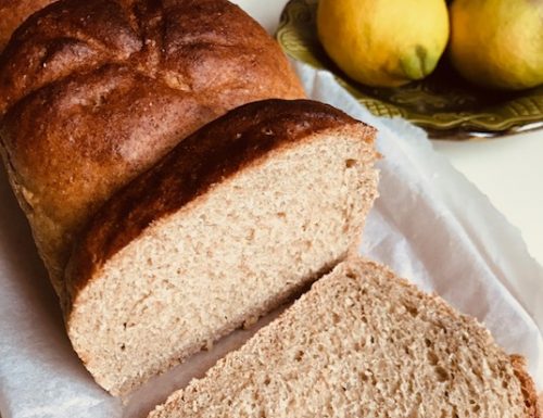 Lemon Rye Sourdough Loaf