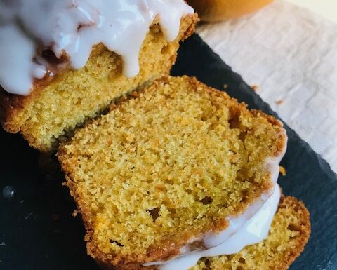 Grapefruit Carrot Loaf Cake