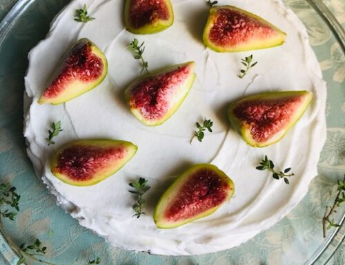 No-bake Fresh Fig Cheesecake